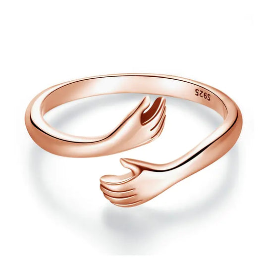 Bamoer 925 Sterling Silver Embrace Ring